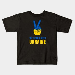 We Stand with Ukraine Kids T-Shirt